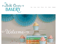 Tablet Screenshot of bookcoverbakery.com